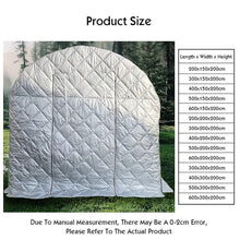 ZFUCMAYL Garden Greenhouse Cover,Thickened Plant Space Covers Quilt,Portable Shed with Roll Up Zipper Door,Suitable for Outdoor Plants,Only Includes Quilt(500x300x200cm)