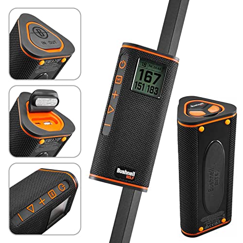 Wearable4U Bushnell Wingman View Golf GPS Bluetooth Speaker Bundle Black