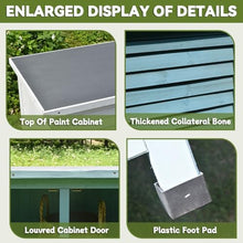 Outdoor Storage Cabinet with Double Doors Durable Garden Potting Bench Table and Wooden Storage Cabinet for Outdoor Use (A 110x55x57.5cm)
