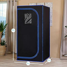 Etsuosy Portable Steam Sauna, Personal Full Body Sauna Spa with Remote Control, Indoor Sauna Room with Folding Chair, Foldable Home Sauna Tent Kit