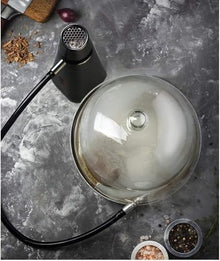 Cocktail Smoker Kit, Smoking Gun, Portable Smoke Infuser Multi-Purpose Food Smoker, Battery Operated,Make Cocktail, Salmon, Beef, Etc