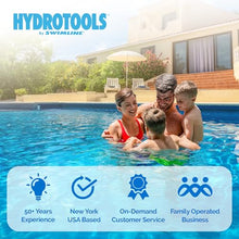 SWIMLINE HYDROTOOLS 87615 Salt Water Chlorine Generator System For Pools Up To 15K Gallons, 7 Titanium Plates 0.8 Lbs CL Output, Universal Compatibility Easy Install Above & Inground Swimming Pools
