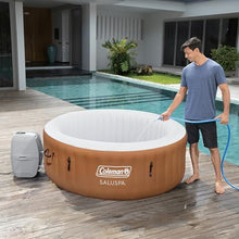 Coleman SaluSpa Ponderosa AirJet Inflatable Hot Tub with Non-Slip Seat, Gray