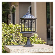 ALDEPO Courtyard Light Outdoor Pillar Lamp Garden Courtyard Fence Column Step Corridor Street Garden Fence Parking Lot Lighting (Color : Animal Horse)
