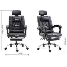 NSUQOA JSEIAJB Home Office Reclining Lounge Chair Lift Rotary Chair Footstool Executive Chair Lunch Lounge Chair(C)