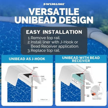 Swimline Unibead Pool Liner for Above Ground Pools, Mystri Gold, 33 (Round), 54 Inch Wall, 25 Gauge