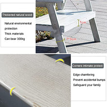 CUTPOIY Outdoor Garden Bench,Outdoor Garden Bench Park Patio Bench with Armrests and Backrest, Weather-Resistant Anticorrosive Wood Bench, 120X67X90CM