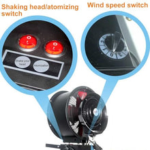 KUYBTU Industrial Misting Fan with 42L Water Tank, Portable Outdoor Cooling Solution for Workshops, Patios, Warehouses, Factories, Garages