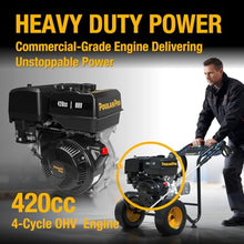 Poulan Pro 420cc Gas Pressure Washer, 4400 PSI & 4.2 GPM