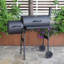 YEWASTI Charcoal BBQ Smoker Grill Set, Large Outdoor Chimney Smoker for Backyard Cooking, Patio Parties, and Camping
