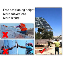 NYANS Cleaning Brush for Solar Panel Window with Scraper, Solar Panel Cleaning Brush and Pole Water Fed Pole Kit, 180°Flexible Rotate Brush Head, for Cleaning Solar Photovoltaic Panels,12m(39ft)