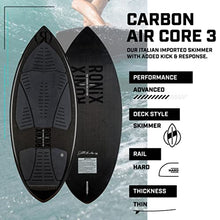 Ronix Carbon Air Core 3 - Skimmer - Wakesurf Board Black 4'4