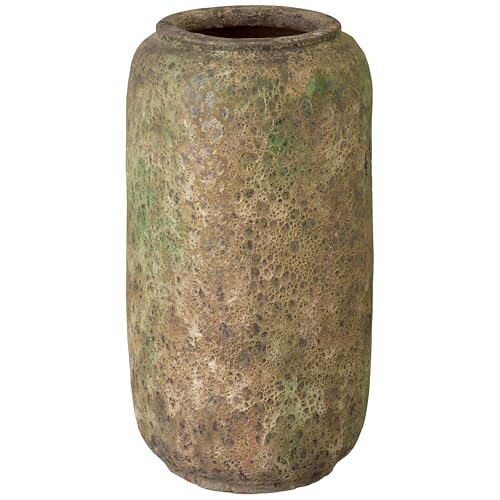 Emissary - Tall Squat Jar, Reef Green 18x37 H