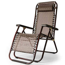LHDDAGQAX Sun Lounger, Folding Lounge Chair Adjustable Folding Deck Chair Portable Breathable Zero Gravity Chair Outdoor Patio Garden Beach Pool Patio
