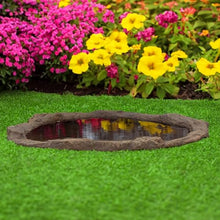 Gardenised Faux Rock Fiberglass Decorative Garden Pond Beige 27 Gallon