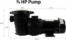 22" Above Ground Sand Filter Pump System & Luster Kits for Rx Clear Radiant