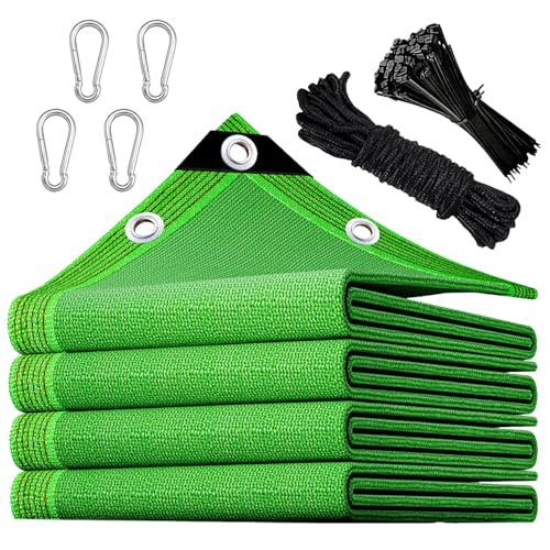 PFGDFSX Sun Shade Sail Rectangle 50' x 70' Sun Block Canopy for Patio Backyard Lawn Garden Outdoor Activities, Green