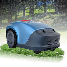 Wlikoci Fully Automatic Lawn Mower, IPX5 Waterproof Level Garden Mower with Path Planning for Neatly Trimmed Lawns, Automatic Charging, Safety Protection Device, Suitable for Lawn/Garden