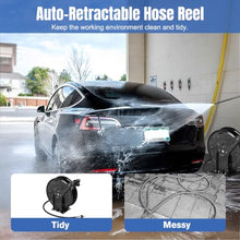 Hubxinly Pressure Washer Hose Reel Retractable Heavy Duty