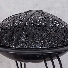 Outdoor Fire Pit Outdoor Heavy Steel Fire Pit Wood Burning Fireplace Patio Backyard Heater Steel Firepit Bowl Home Charcoal Grill