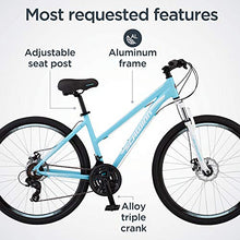 Schwinn GTX 2.0 Comfort Adult Hybrid Bike Light Blue