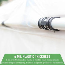 Farm Plastic Supply 4 Year Clear 6 Mil Greenhouse Plastic Sheeting Clear 40' x 100'