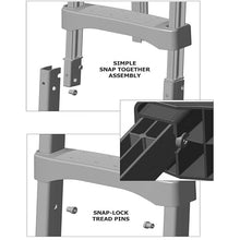 4-Step Frame Above Ground Pool Ladder for 48 to 60-inch Wall Height Pools
