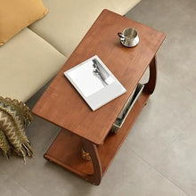 CHmrfvqtus Couch Side Table Movable Sofa Side Table Compact Living Room Mini Coffee with Wheels Simple Bedside for Small Apartments