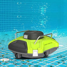 KANGJIEM Swimming Pool Cleaner Robot, Automatic Pool Vacuum Cleaner, Wireless Intelligent Cleaning Underwater Cleaning Suction Device Rechargeable 90 Mins Runtime
