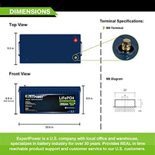 ExpertPower 5KWH 12V Solar Power Kit | LiFePO4 12V 200Ah, 600W Solar Panels, 40A MPPT Solar Controller, 30A DC-DC Charger, 3KW Pure Sine Wave Inverter Charger | RV, Trailer, Camper, Marine, Off Grid