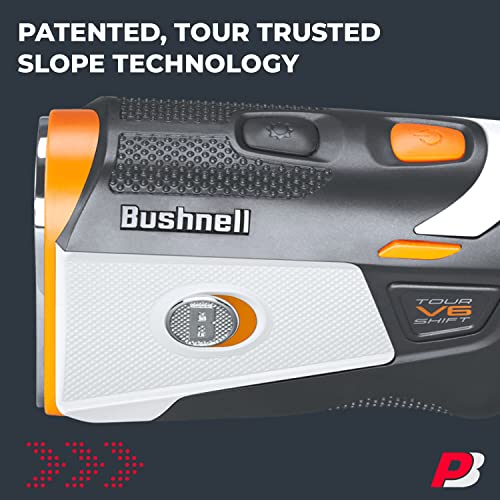 PlayBetter Bushnell Tour V6 Shift Golf Rangefinder with Slope - Black Shift