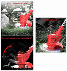 Wireless Lawn Trimmer 20V Lithium Battery Lawn Mower Household Lawn Mower Mower Hardware Tools Garden Weeding Mower