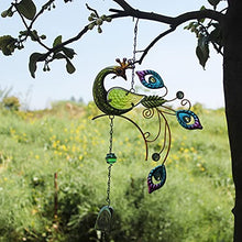 1pcs Garden Wind Chimes Window Balcony Yard Home Wall Hanging Bells Ornament Decoration (Color : E) (D)