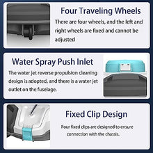 Automatic Pool Vacuum Cleaner, Cordless Robotic Swimming Pool Cleaner with Smart Navigation,Top Load Filter - Underwater Cleaner