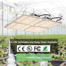 WJSKYDM 100/200/400W LED Grow Light, Full Spectrum Plant Light, Smart Dimmable & High PPFD for Indoor Plants Seedling Vegetables Bloom, Fits 2×4/3×3 Grow Tents,400W