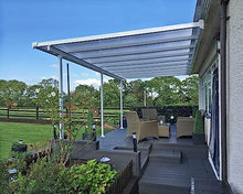 Palram - Canopia Feria 10' x 18' Patio Cover Canopy Awning, White/White