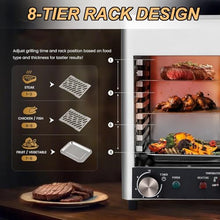 XYWGBMS Stainless Steel Steak Oven, Portable BBQ Steak Broiler,800 Degree Tabletop Steak Cooker Machine,220V,110V