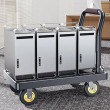 Platform Truck Folding Trolley Lightweight Trolley Flatbed Trolley Household Transport Trolley Trailer Express Trolley Heavy Duty Trolley(Medium)