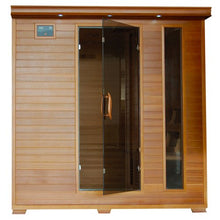 Blue Wave Radiant Saunas BSA1323 6 Cedar Carbon Infrared Sauna 5+ Person