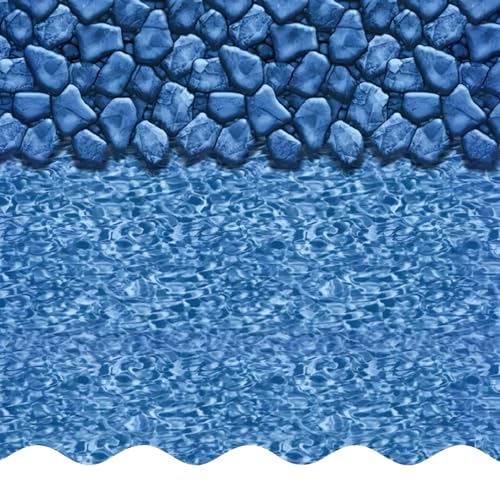 33 Foot Overlap Round Above Ground Swimming Pool Liner, 25 Gauge Thick