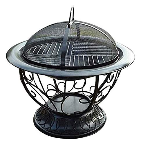 Fire Pits Outdoor Wood Burning Cauldron Outdoor Fire Pit Deep Bonfire Wood Burning Patio & Backyard Firepit
