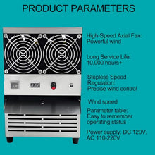 GJOPU Cleaning Winnower Machine, Stainless Steel Bird Feed Blown Shell Splitter with Adjustable Speed Fan, Adjustable Discharge Opening, for Millet, Miscellaneous Grains