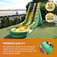 JumpOrange Commercial Inflatable Water Slide with Splash Pool Amazon River