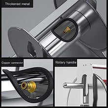 Garden hose reels Hose Reels,Washer Reel, Garden Wall/Floor Mount Hose Reel,Retractable Manual Swivel Bracket Stainless Steel with Water Pipe and Nozzle 1/2" Water Pipe Hose Reels(30m Water Pipe Reel