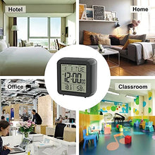 KUYBTU Digital Indoor Thermometer Electronic Room Hygrometer Humidity Display Instrument Desktop Alarm Clock
