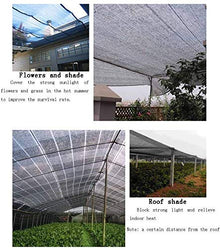 TBALQEN Shade Cloth Shade Netting Dense Thick Shading Cloth, Used for Heat Insulation, Cooling and Sun Netting on Balconies 90% Shading Rate(12 * 12)