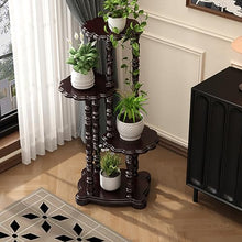 Corner Plant Shelf, 4 Tier Flower Pot Holder, Plant Stand Indoor for Patio Garden Balcony Living Room Corner(Black)
