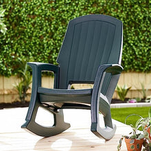 Semco Rockaway Heavy Duty All Weather Rocking Chair, Green, 2 Pack