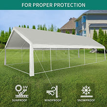 YITAHOME 20x40 ft Heavy Duty Party Tent with Removable Sidewalls White