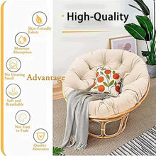XCBHDBD Round Thick Hanging Chair Cushion Soft Support for & Egg Chairs Comfortable Nest Style Indoor Outdoor Use Garden Balcony 100 x 100 cm.